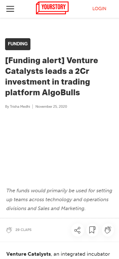 Front Page Screenshot