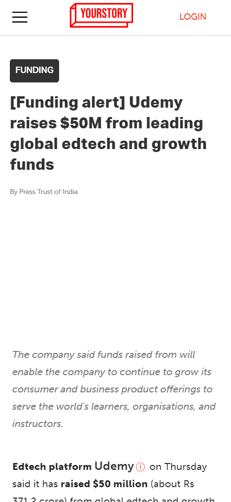 Front Page Screenshot