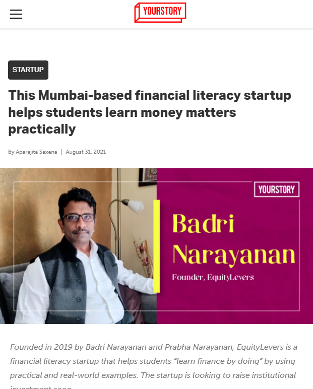 Front Page Screenshot