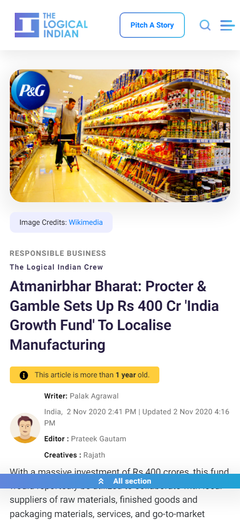 Front Page Screenshot