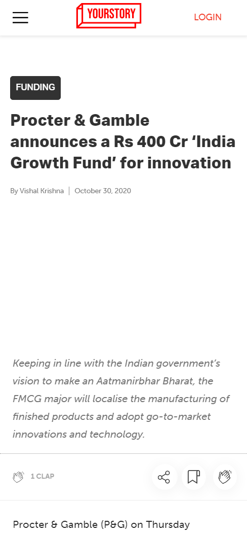 Front Page Screenshot