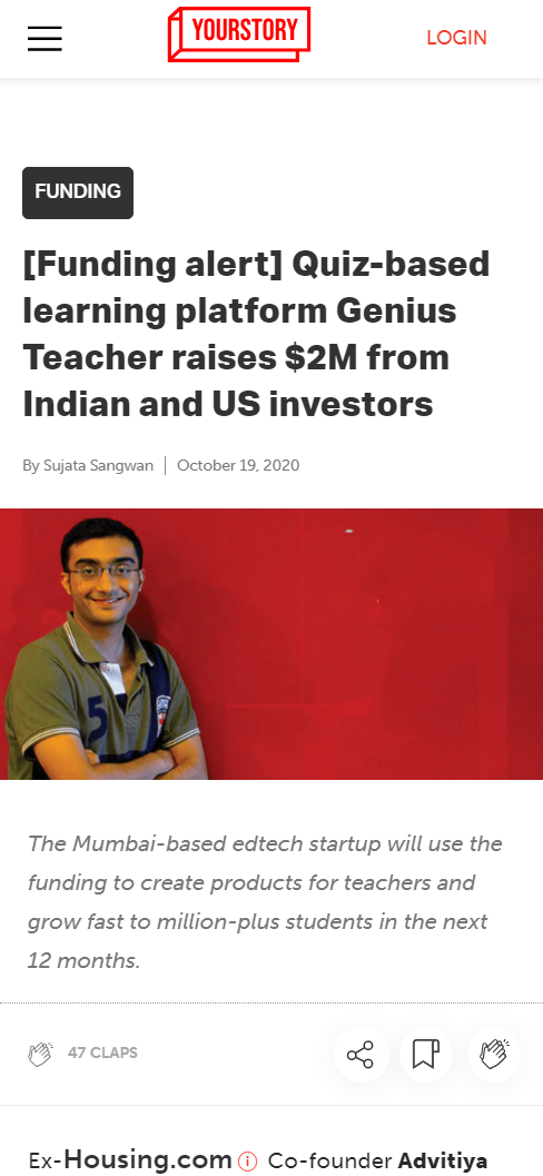 Front Page Screenshot