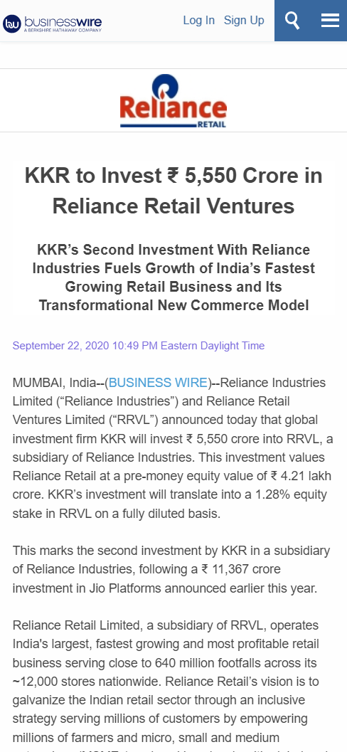 Front Page Screenshot