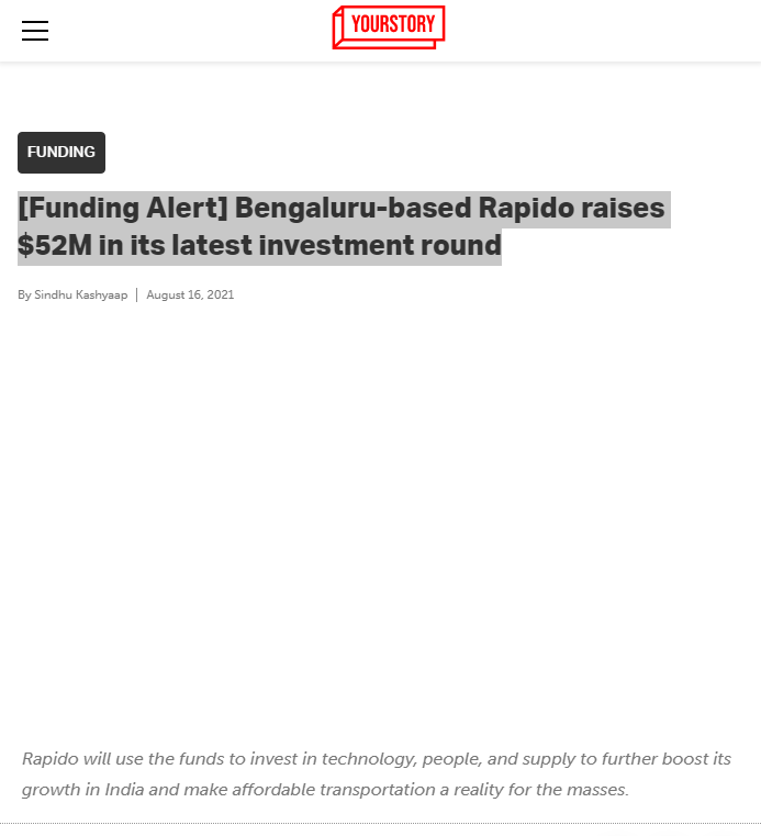 Front Page Screenshot