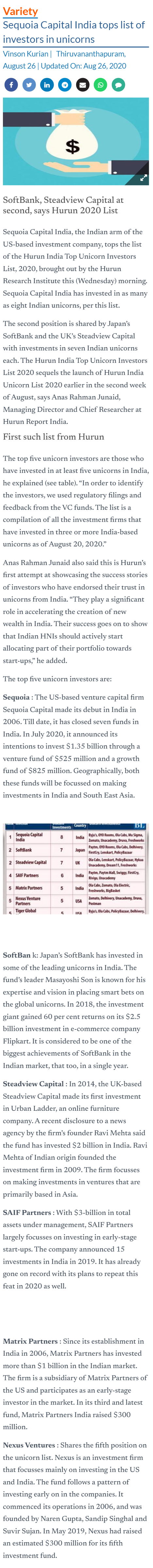 Full News Screenshot