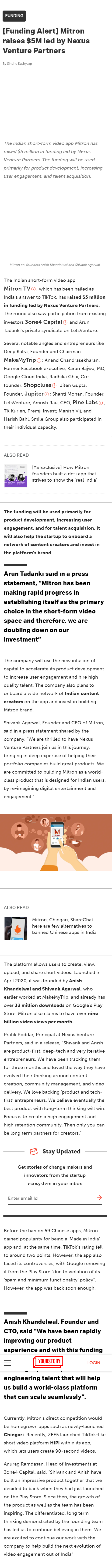 Full News Screenshot