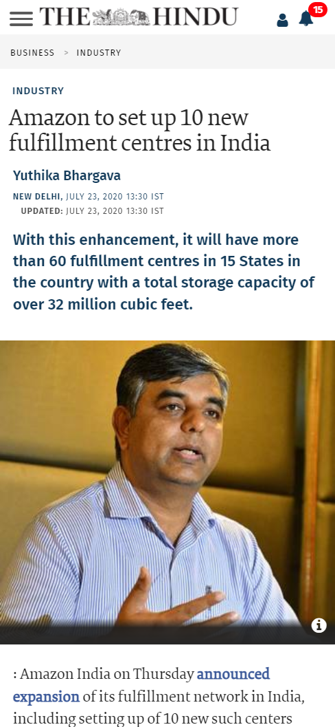 Full News Screenshot