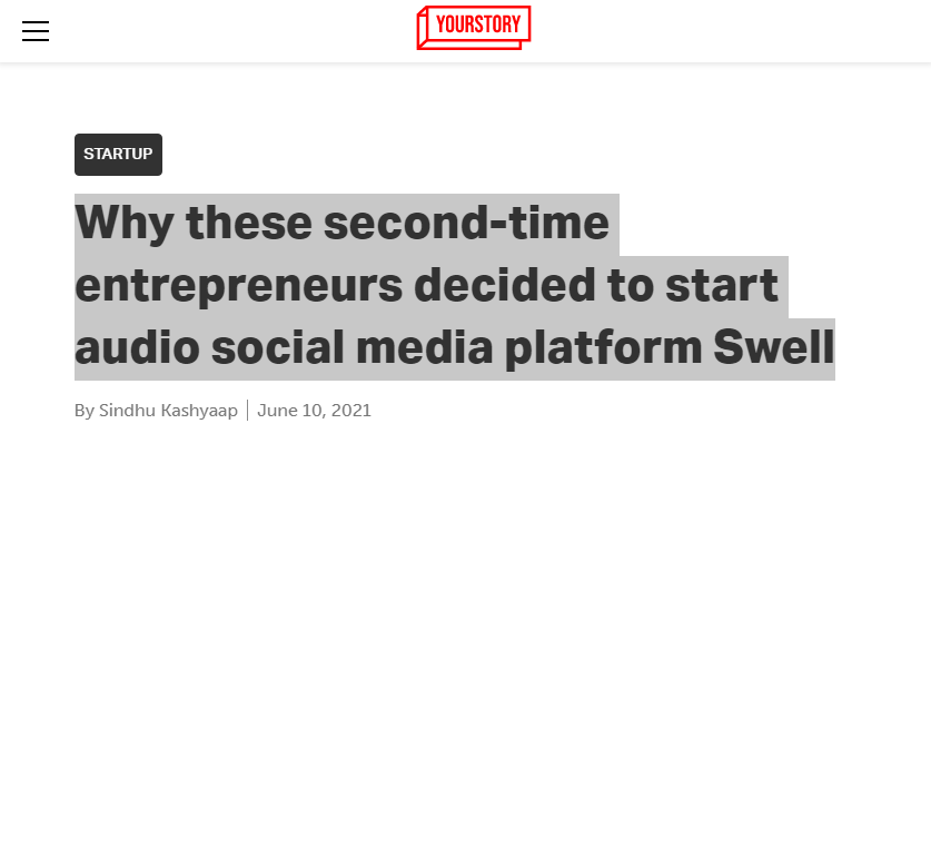 Front Page Screenshot