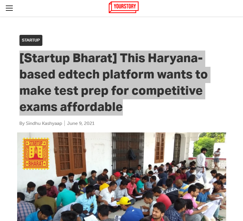 Front Page Screenshot