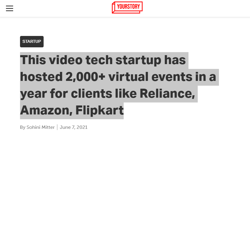 Front Page Screenshot