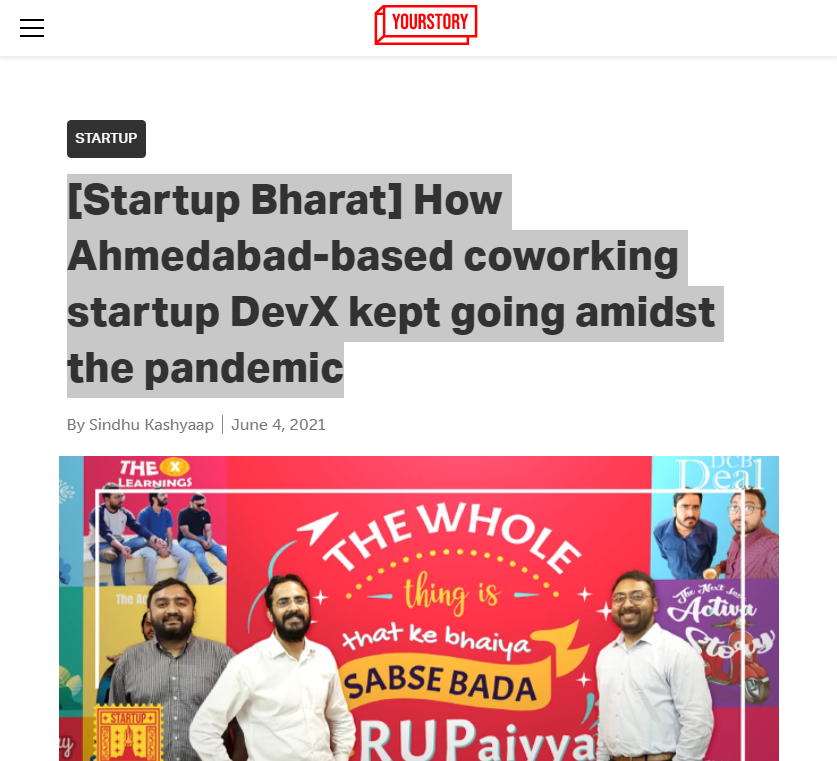 Front Page Screenshot