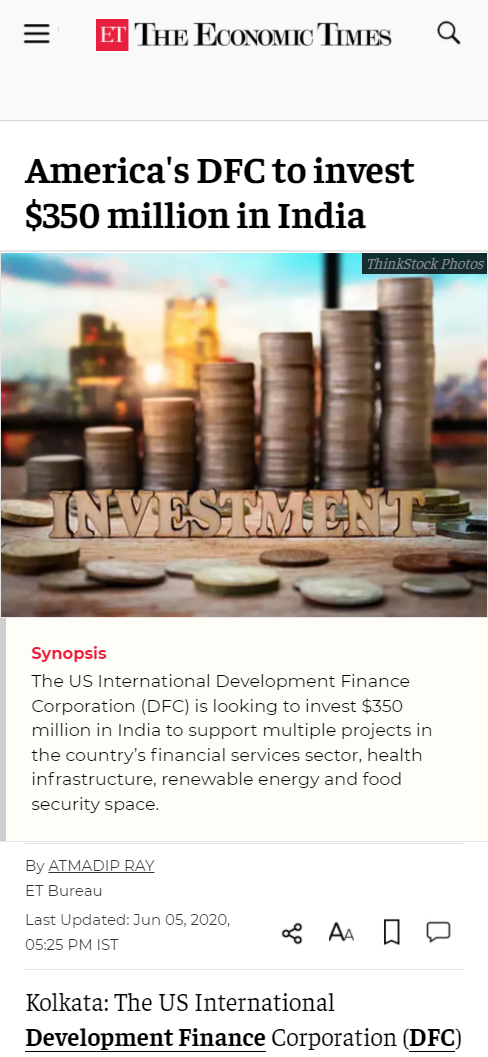 Front Page Screenshot