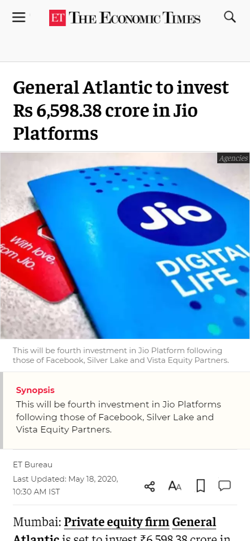 Front Page Screenshot