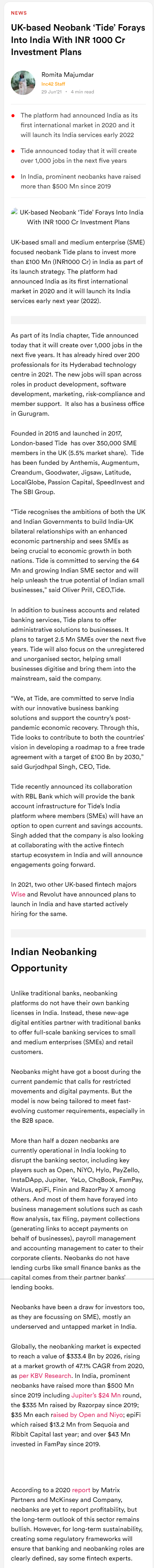 Full News Screenshot