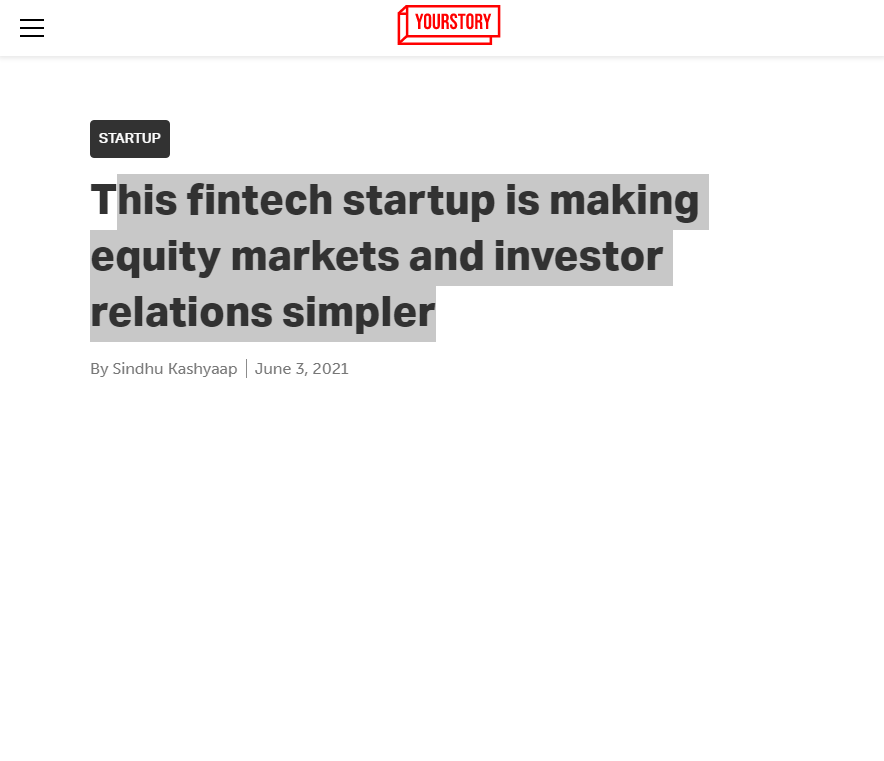 Front Page Screenshot