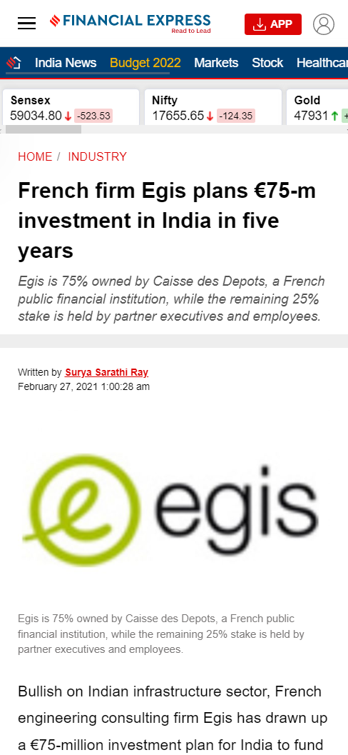 Front Page Screenshot