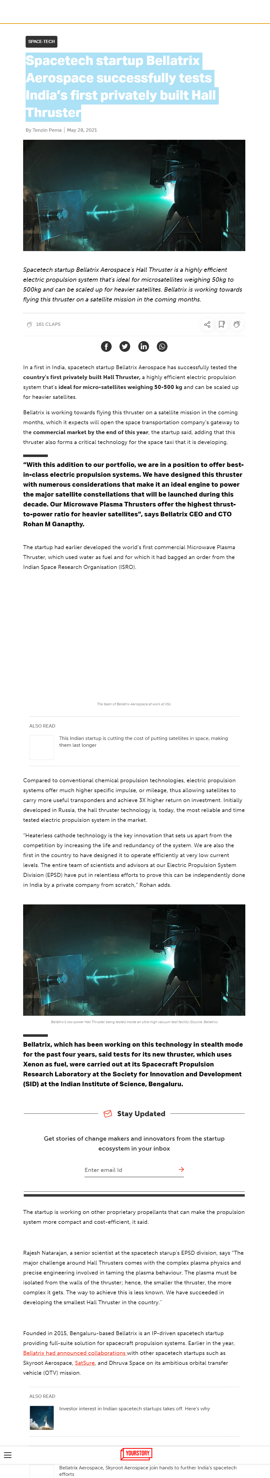 Full News Screenshot