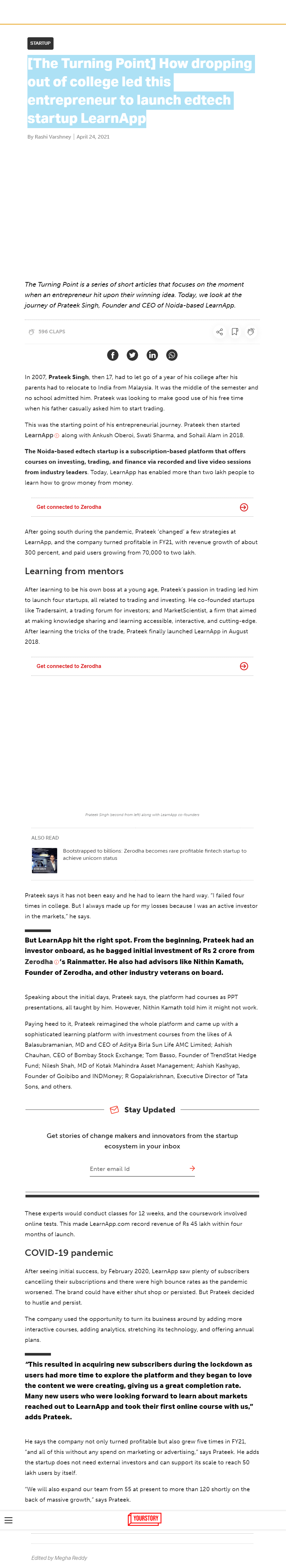 Full News Screenshot