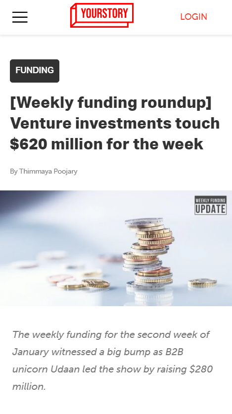 Front Page Screenshot