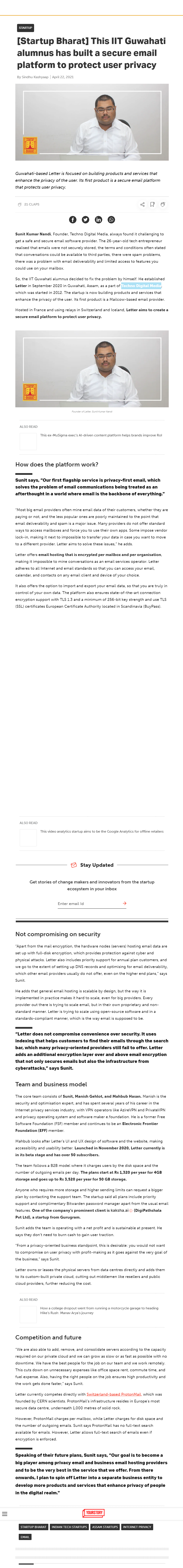 Full News Screenshot