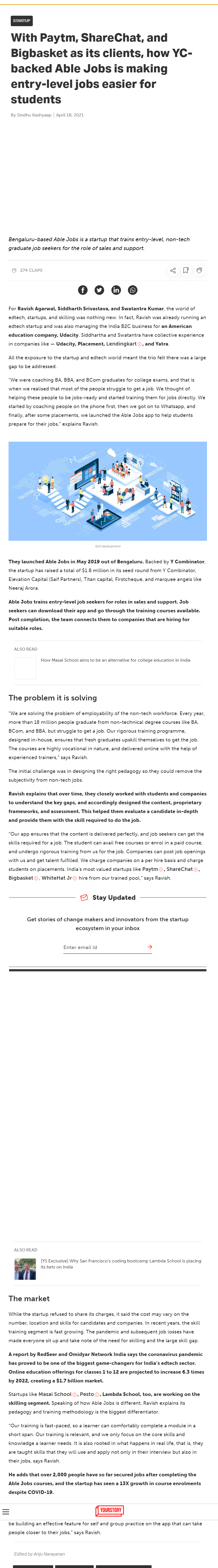 Full News Screenshot