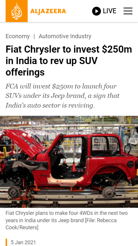 Front Page Screenshot