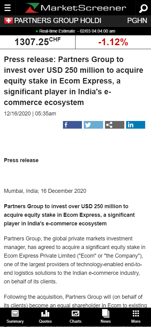 Front Page Screenshot