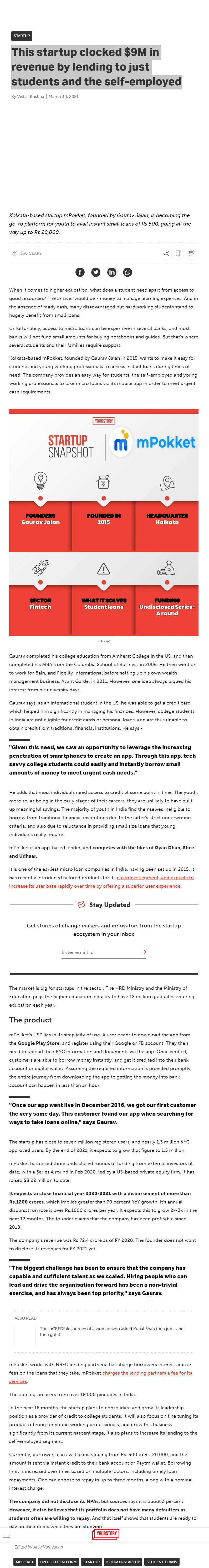 Full News Screenshot