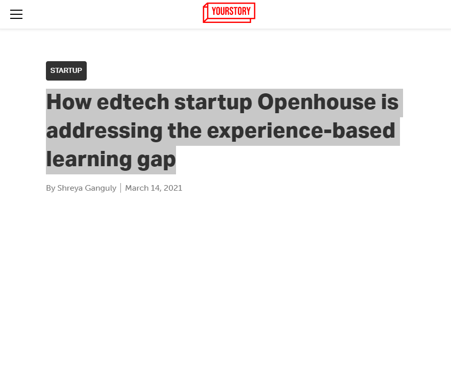 Front Page Screenshot