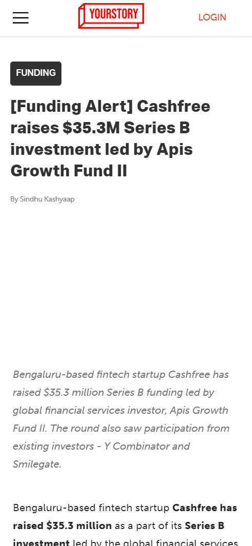 Front Page Screenshot