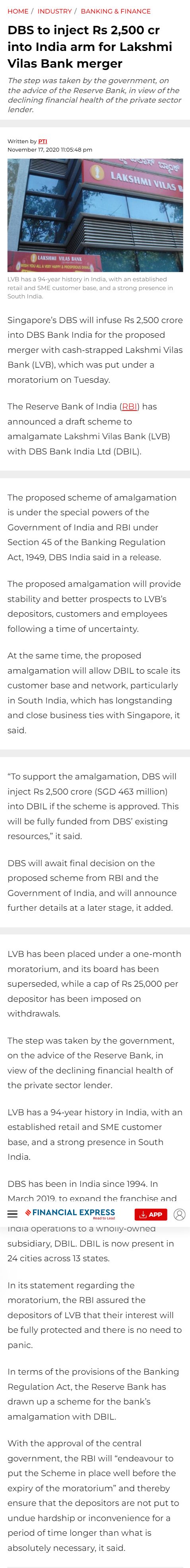 Full News Screenshot