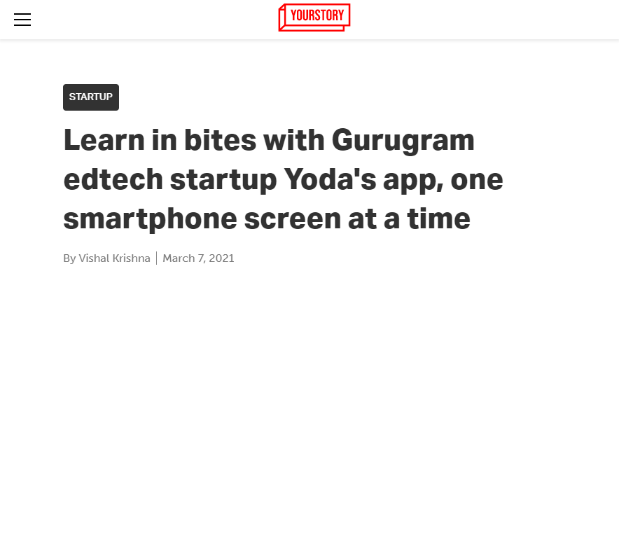 Front Page Screenshot