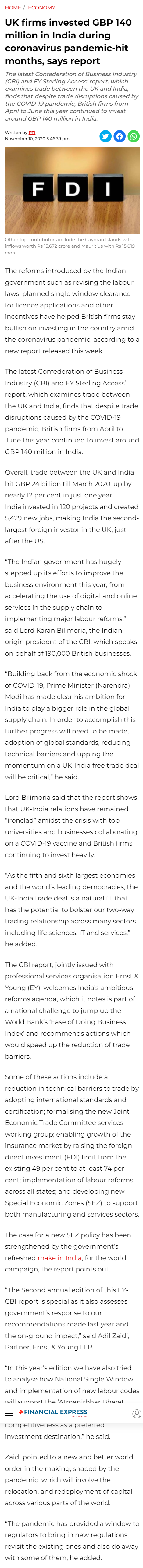 Full News Screenshot