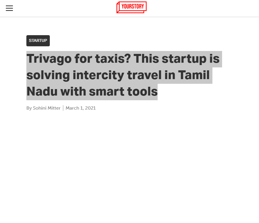 Front Page Screenshot