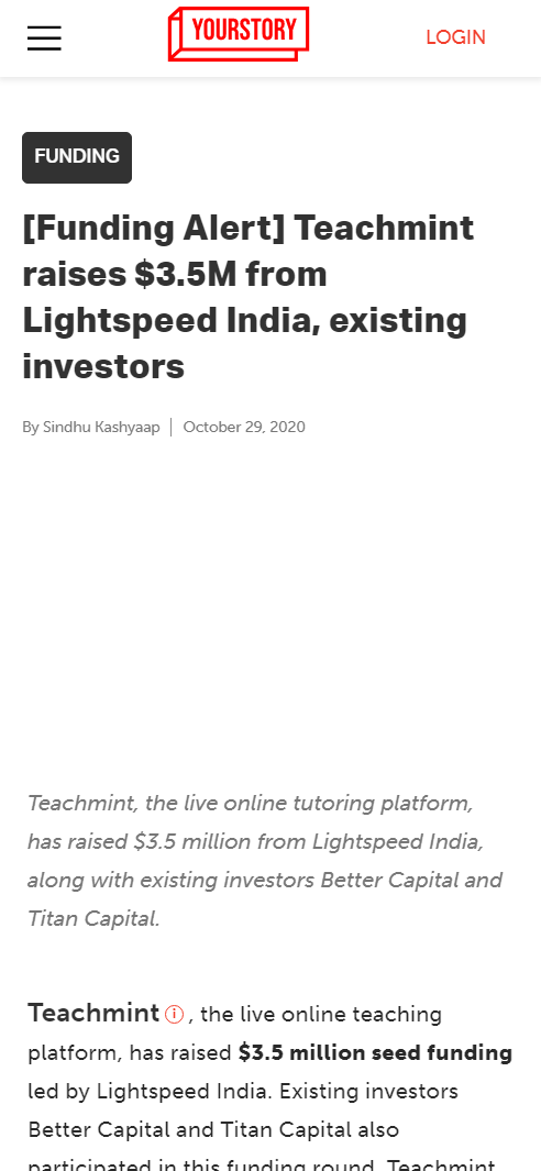 Front Page Screenshot