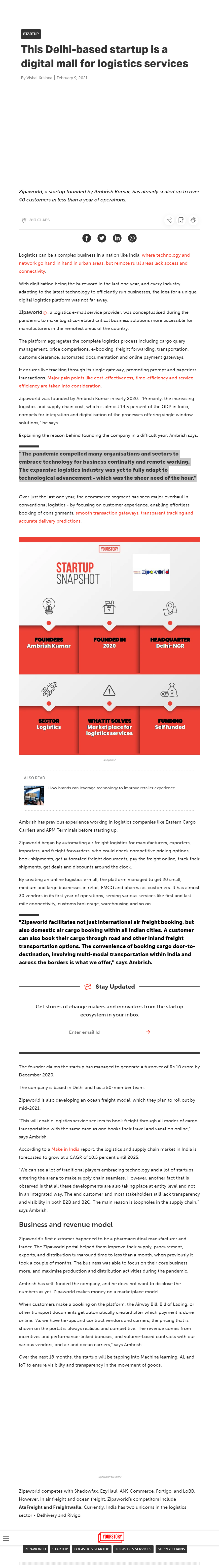 Full News Screenshot