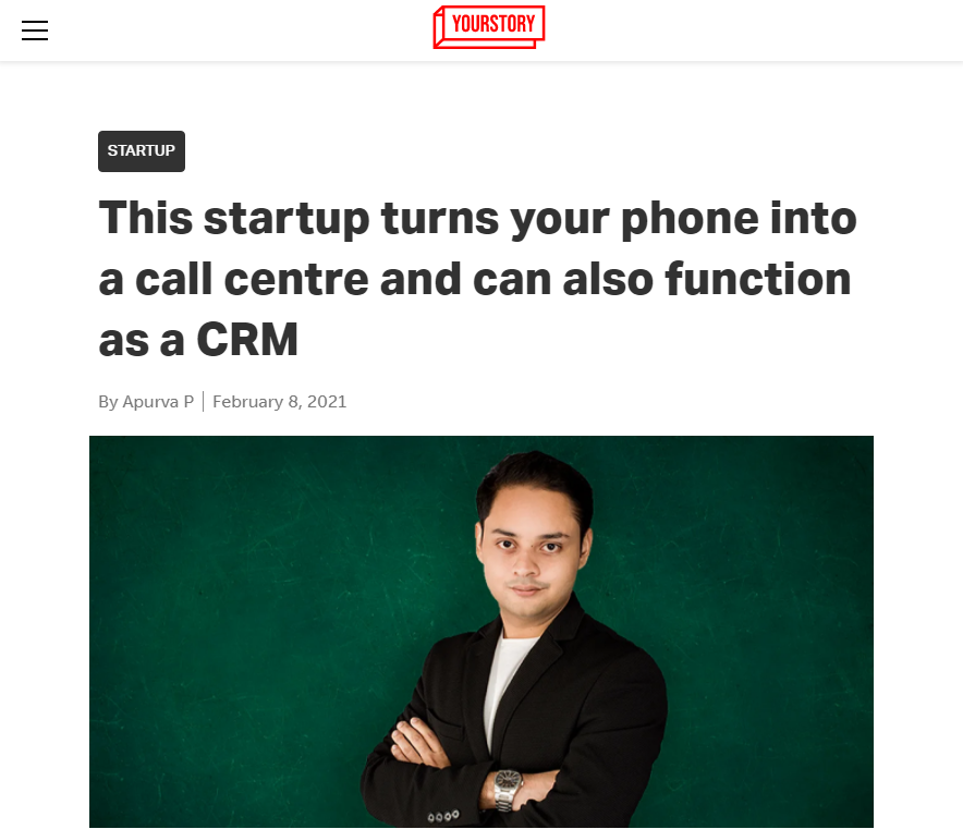 Front Page Screenshot