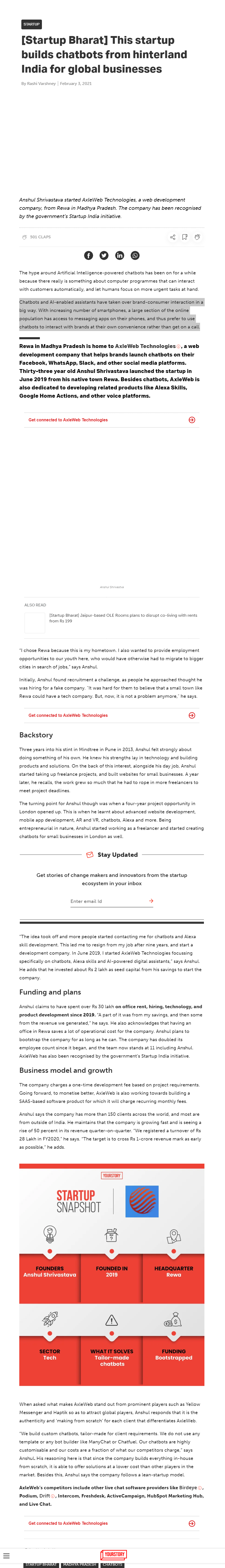 Full News Screenshot