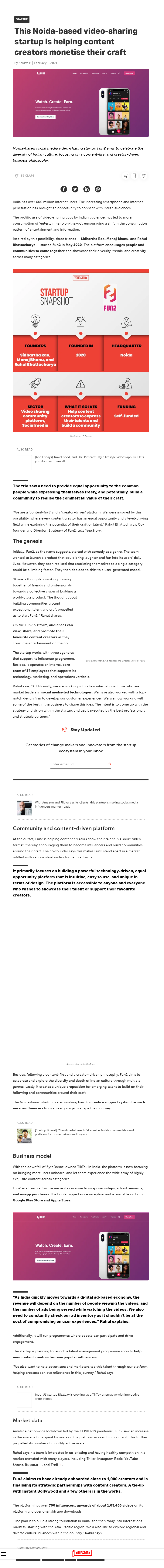 Full News Screenshot