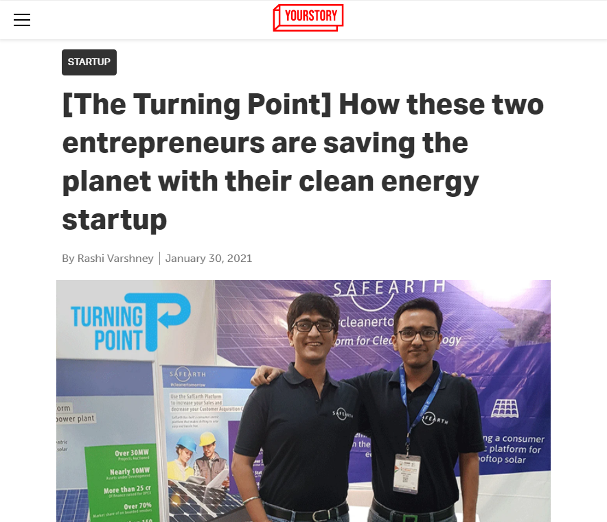 Front Page Screenshot