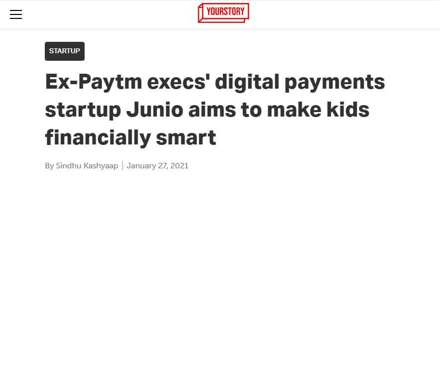 Front Page Screenshot