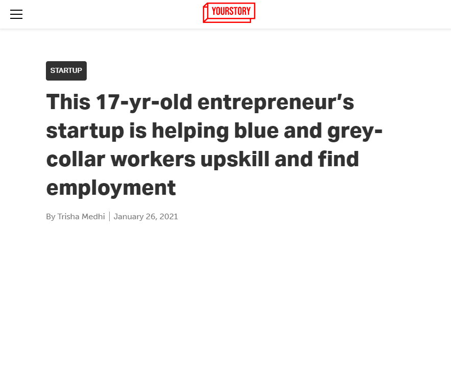 Front Page Screenshot