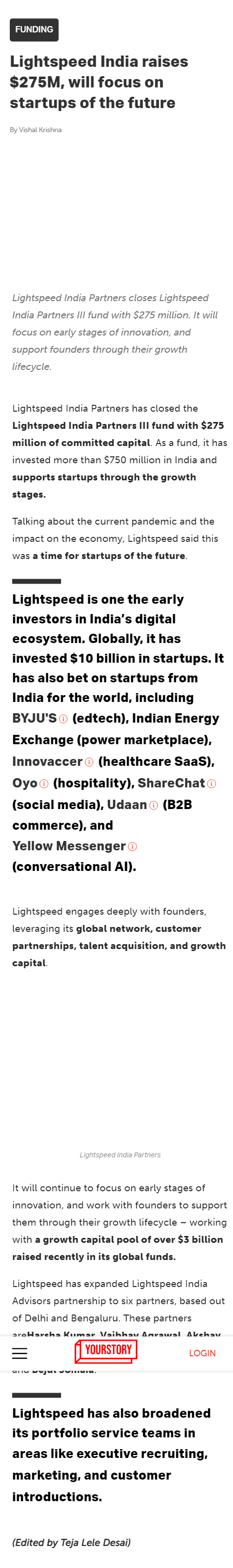 Full News Screenshot