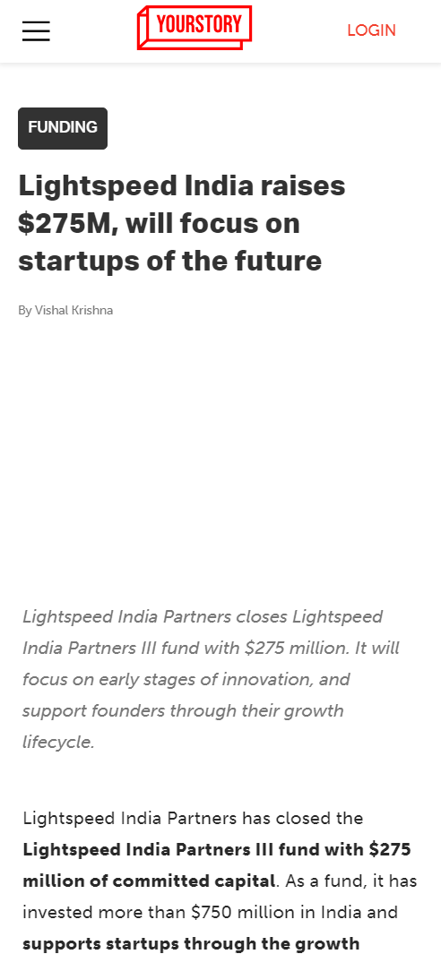 Front Page Screenshot