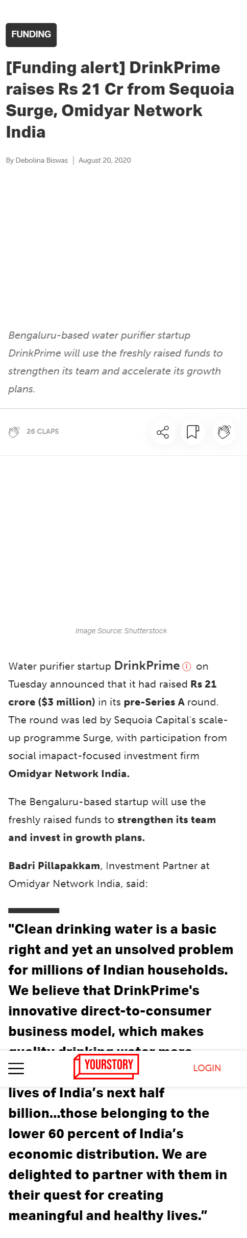 Full News Screenshot