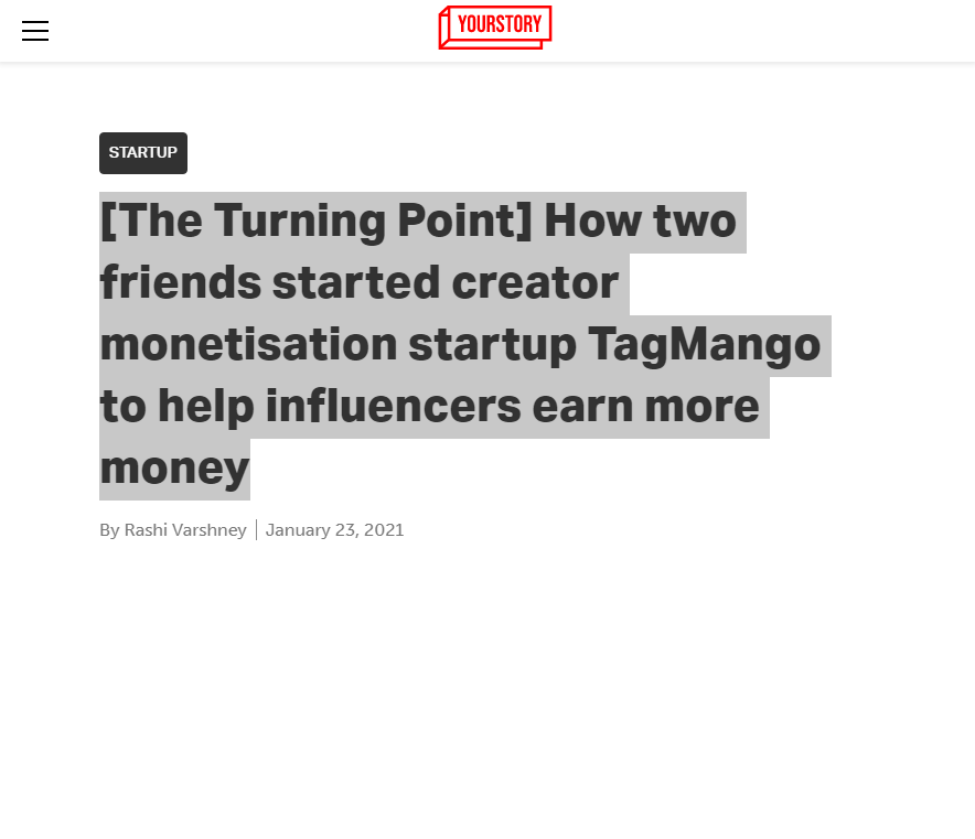 Front Page Screenshot