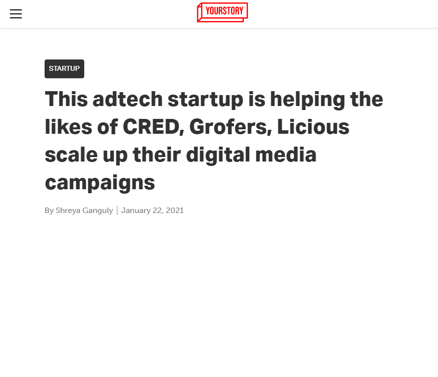 Front Page Screenshot