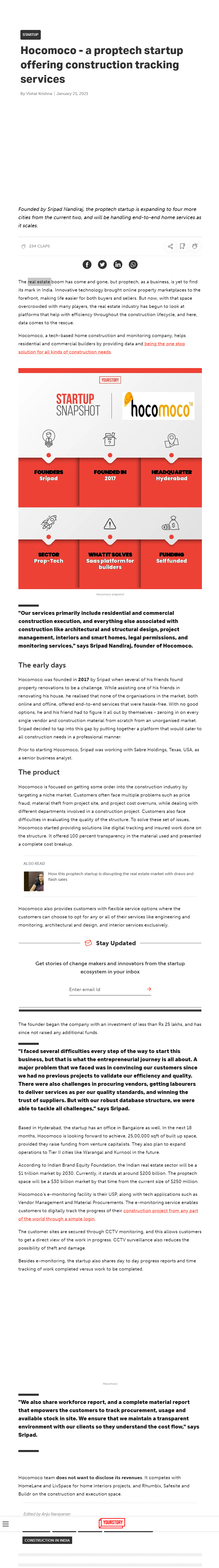 Full News Screenshot