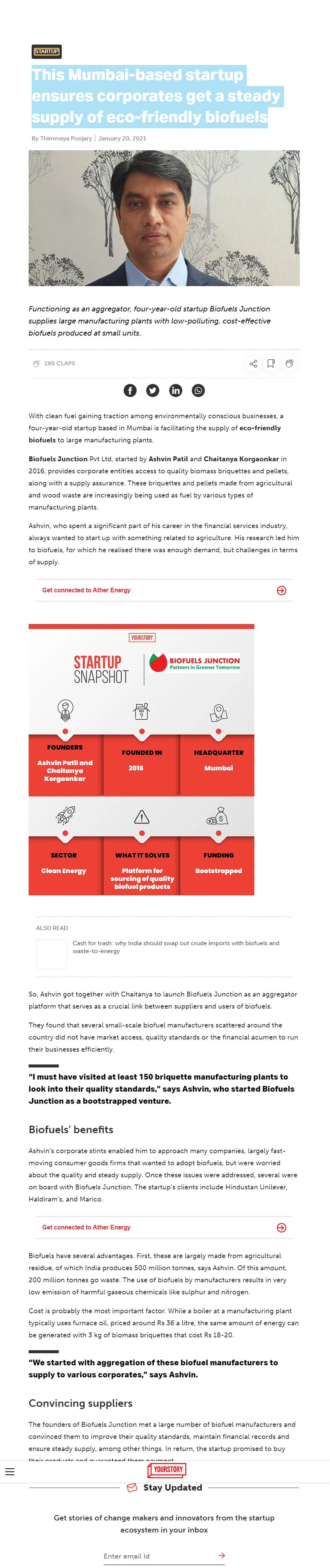 Full News Screenshot