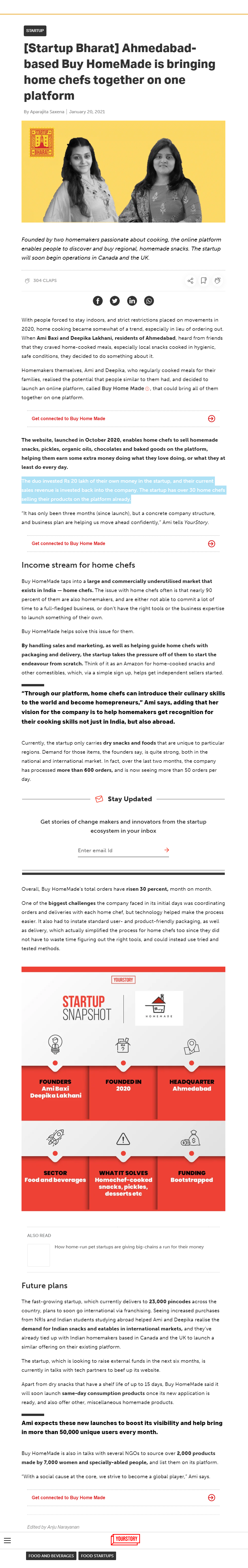 Full News Screenshot